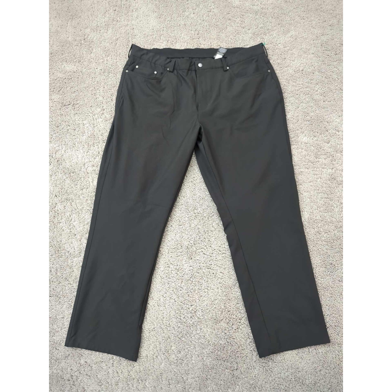 Greg Norman Pants Mens 40x29 Black Straight Stretch Casual Golf Performance
